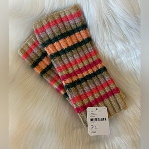 NWT Free People Outside The Lines Fingerless Arm Warmers